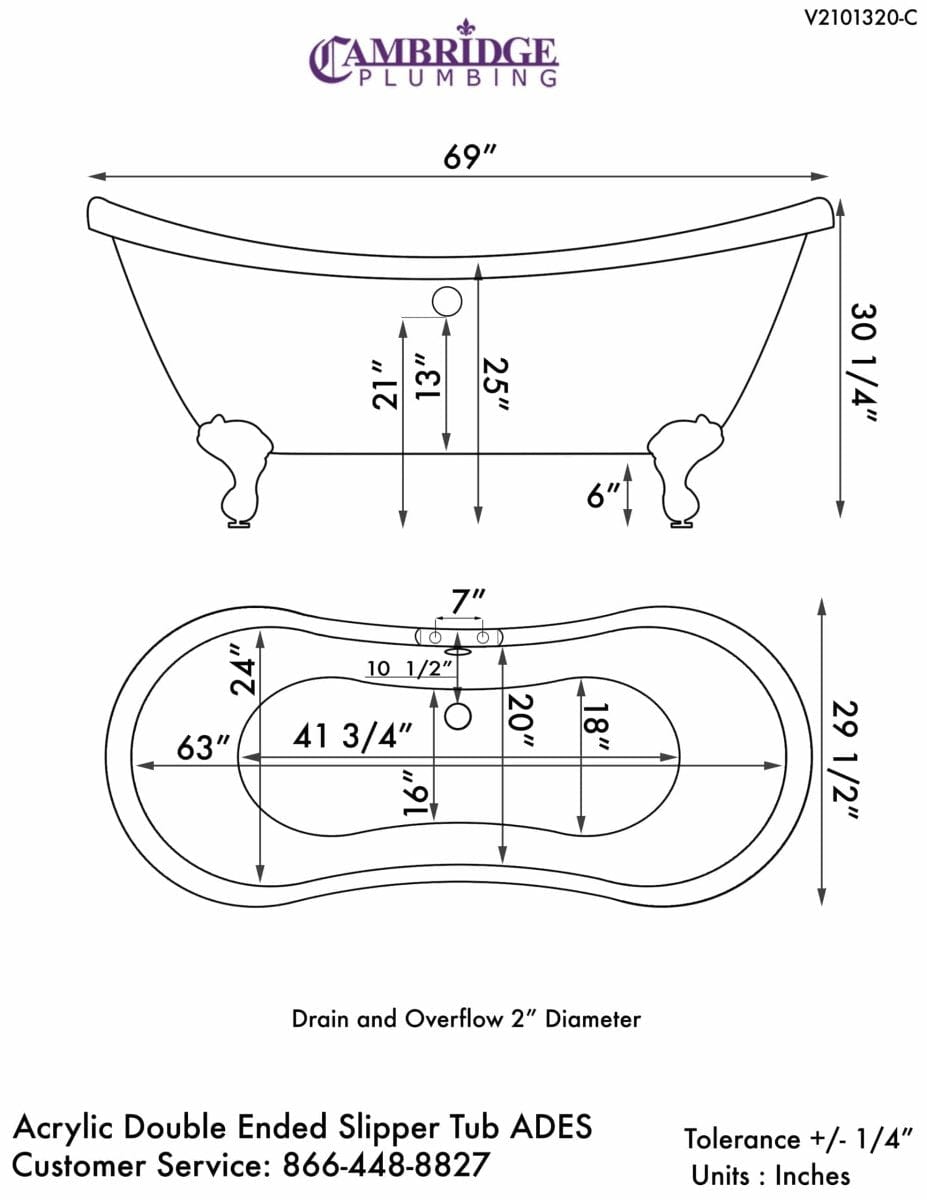 69" FAUX COPPER BRONZE HAND PAINTED ACRYLIC DOUBLE SLIPPER CLAWFOOT BATHTUB - Oasis Bathtubs