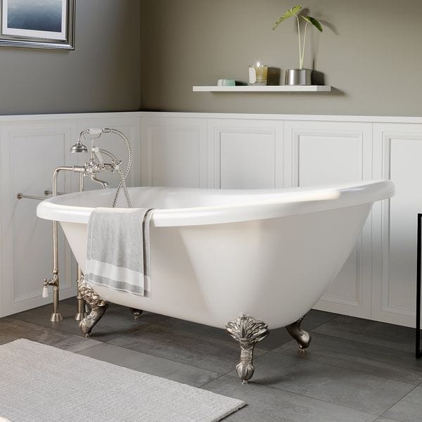 BRITISH TELEPHONE FAUCET & WATER SUPPLY LINES PACKAGE - Oasis Bathtubs