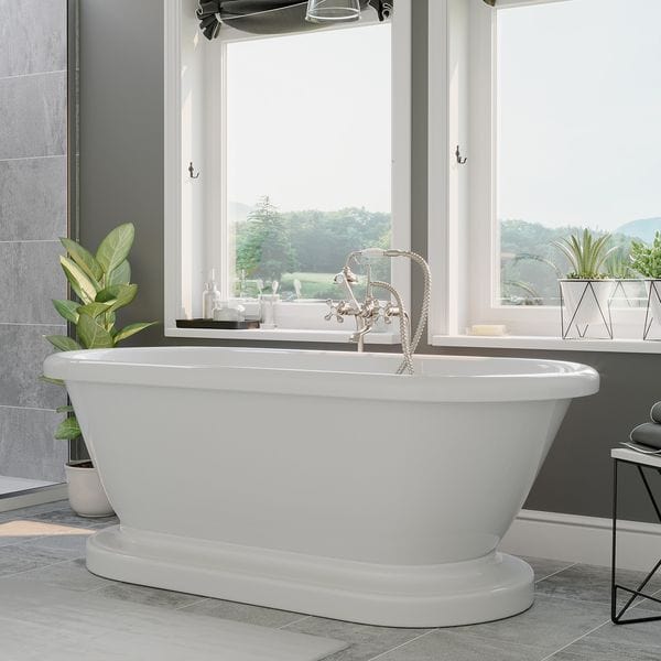 BRITISH TELEPHONE FAUCET & WATER SUPPLY LINES PACKAGE - Oasis Bathtubs